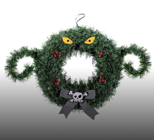A Nightmare Before Christmas Monster Wreath Deluxe Spirit Halloween Exclusive
