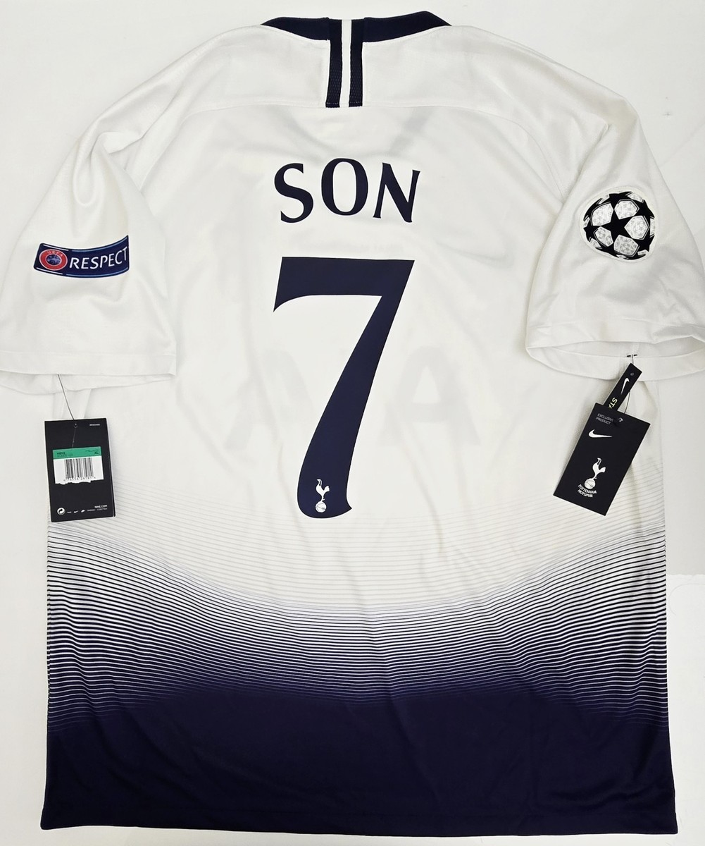 2018/19 Nike Tottenham Hotspur #7 SON Champions League Home Jersey