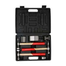 Panel Beating Kit dent puller kit Fender hand tool cart hammer 7-pcs Handle