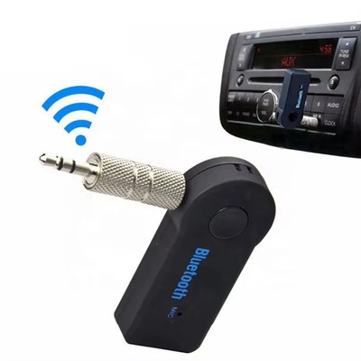 Bluetooth AUX Audio Receiver KFZ Adapter Kabel Auto 3.5mm Klinke USB Empfänger