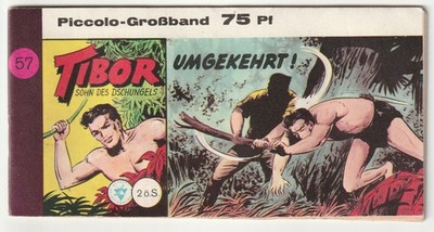   TIBOR SOHN DES DSCHUNGELS #57 Umgekehrt!, Lehning PICCOLO-COMIC Z3