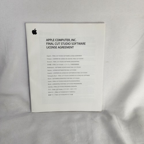 Final Cut Studio Pro 5 Big Box Complete CIB Apple Software 2005 Graphics Video - Picture 10 of 20