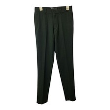 ASOS DESIGN Women's Dark Green Trousers Size 30x32 Slim Fit Stretch High Waist N