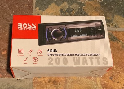Boss Audio Systems 612UA Digital Car Stereo 200W MP3 Compatible