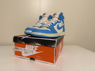#ad #ad Jordan Air Jordan 1 Retro High OG UNC Reimagined Blue White Leather DZ5485 402 $95.00