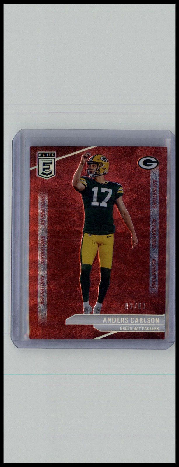 2024 Donruss Elite #76 Anders Carlson Aspirations #/83