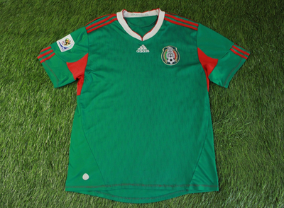MEXICO TEAM 2010/2011 FOOTBALL SOCCER SHIRT JERSEY HOME ADIDAS
