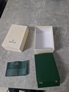 Rolex Service Reiseetui Pouch Grün Inklusive Umkarton Original