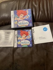 DISNEYS THE LITTLE MERMAID CASE And Manual ONLY NINTENDO DS Replacement