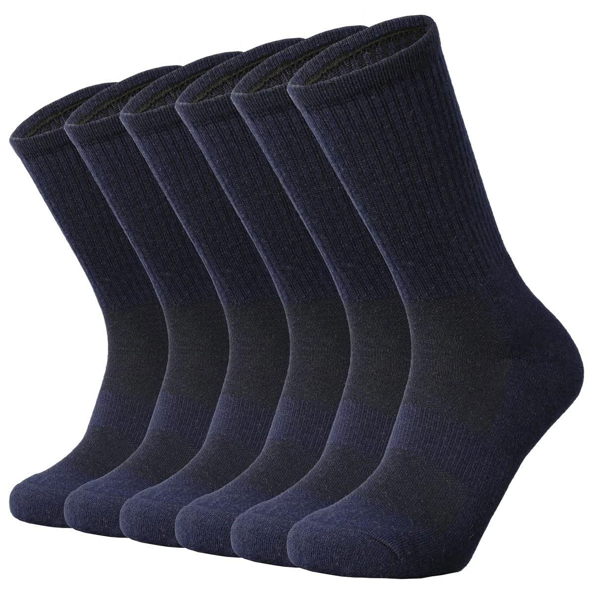 Men's Merino Wool Cushion Crew Socks for Outdoor Hiking Hike Trail Performanc...