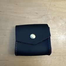 Handmade Leather Earphone Case - Brown