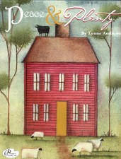 Peace & Plenty Lynne Andrews Decorative Painting Book Primitive Patterns