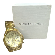 MICHAEL KORS Bradshaw MK5605 Unisex Chronograph Gold Wristwatch