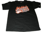 Harley Davidson Men's S/S T Shirt, Large, Black, Flaming Screamin' Eagle