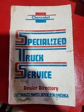 Chevrolet Specialized Truck Service Dealer Di...