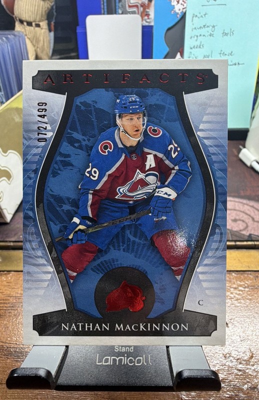 2023-24 Upper Deck Artifacts - Nathan MacKinnon #10 Ruby /499