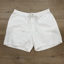 Vintage OP Ocean Pacific White Board Shorts Juniors Size 9/10 Surf Beach Y2K