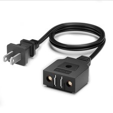 Cable de freidora de repuesto 3,28 pies 16 AWG conectores magnéticos cables planos dobles