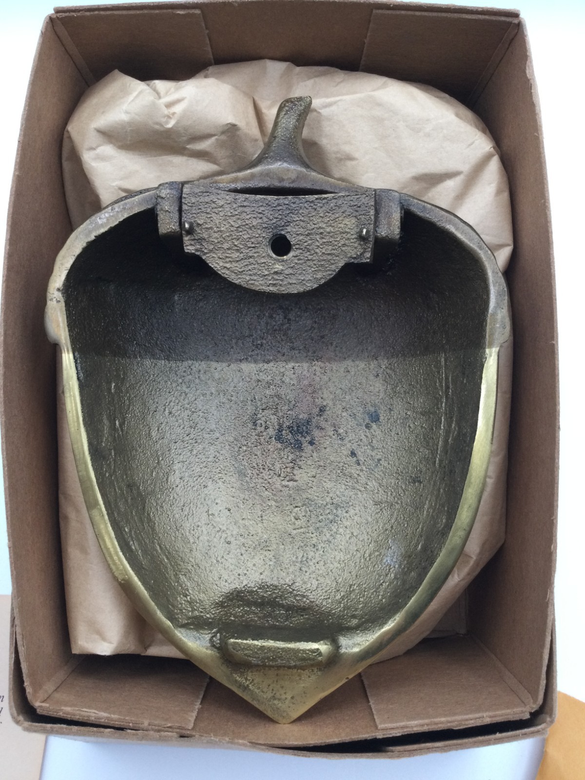 NOS VHTF 1981 Colby Smith MCS IV Acorn Brass Door Knocker Swansea Massachusetts