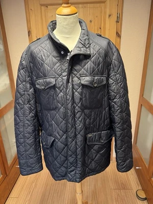 Serge Blanco Première Ligne Herren Steppjacke Blau 4XL Polyester Stehkragen - Bild 1 von 4