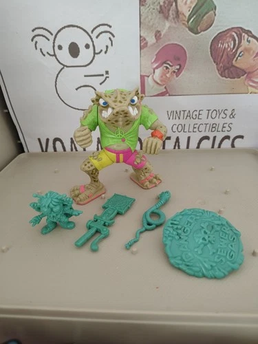 Vintage TMNT Ninja Turtles Figure Napoleon Bonafrog 1990 Complete