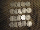 90% Silver walking liberty half dollar 20 Coin Roll Circulated Mixed Dates HWL13