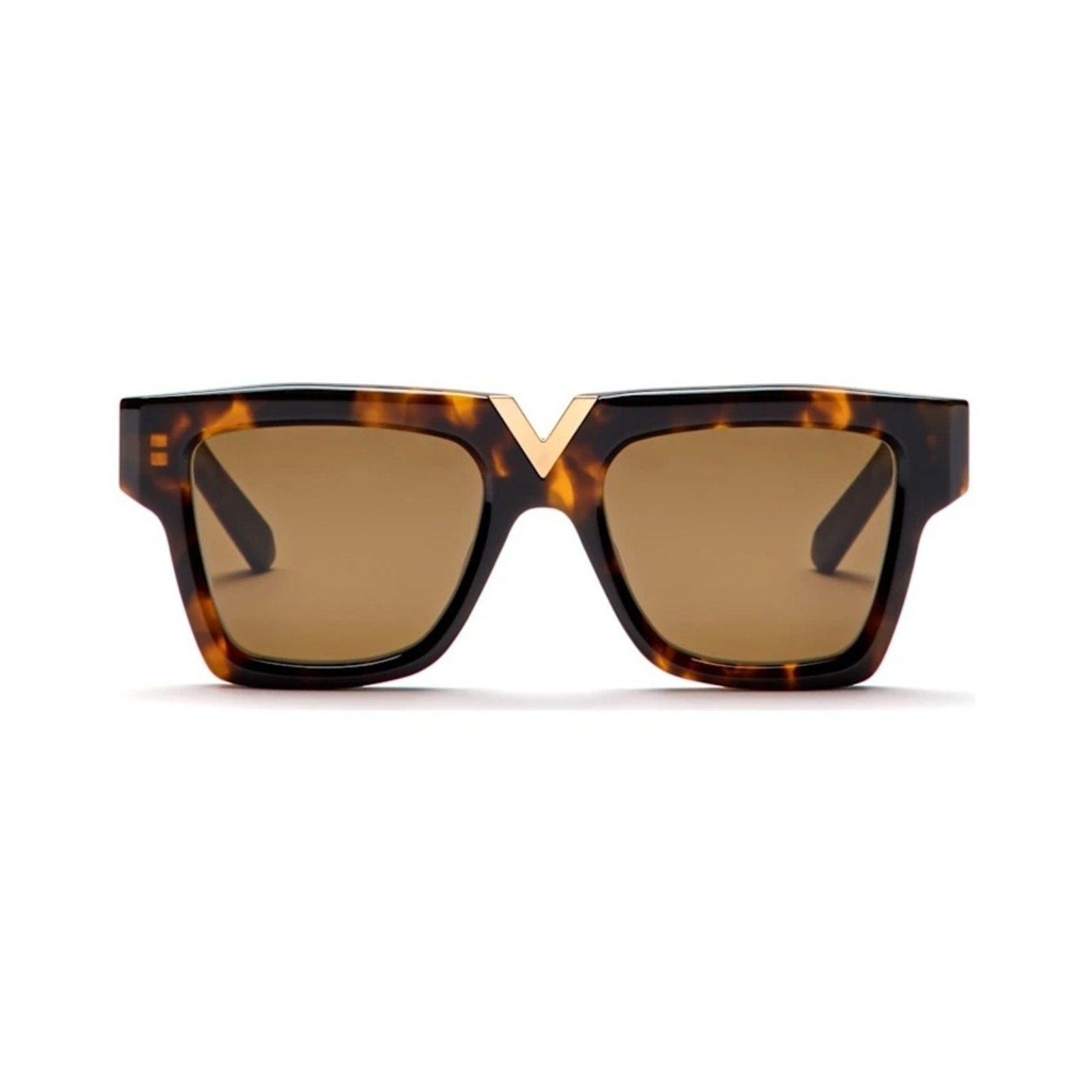 New! Valentino V GOLD I VLS 162B, Tortoise Shell Sunglasses, Authentic thumbnail 7