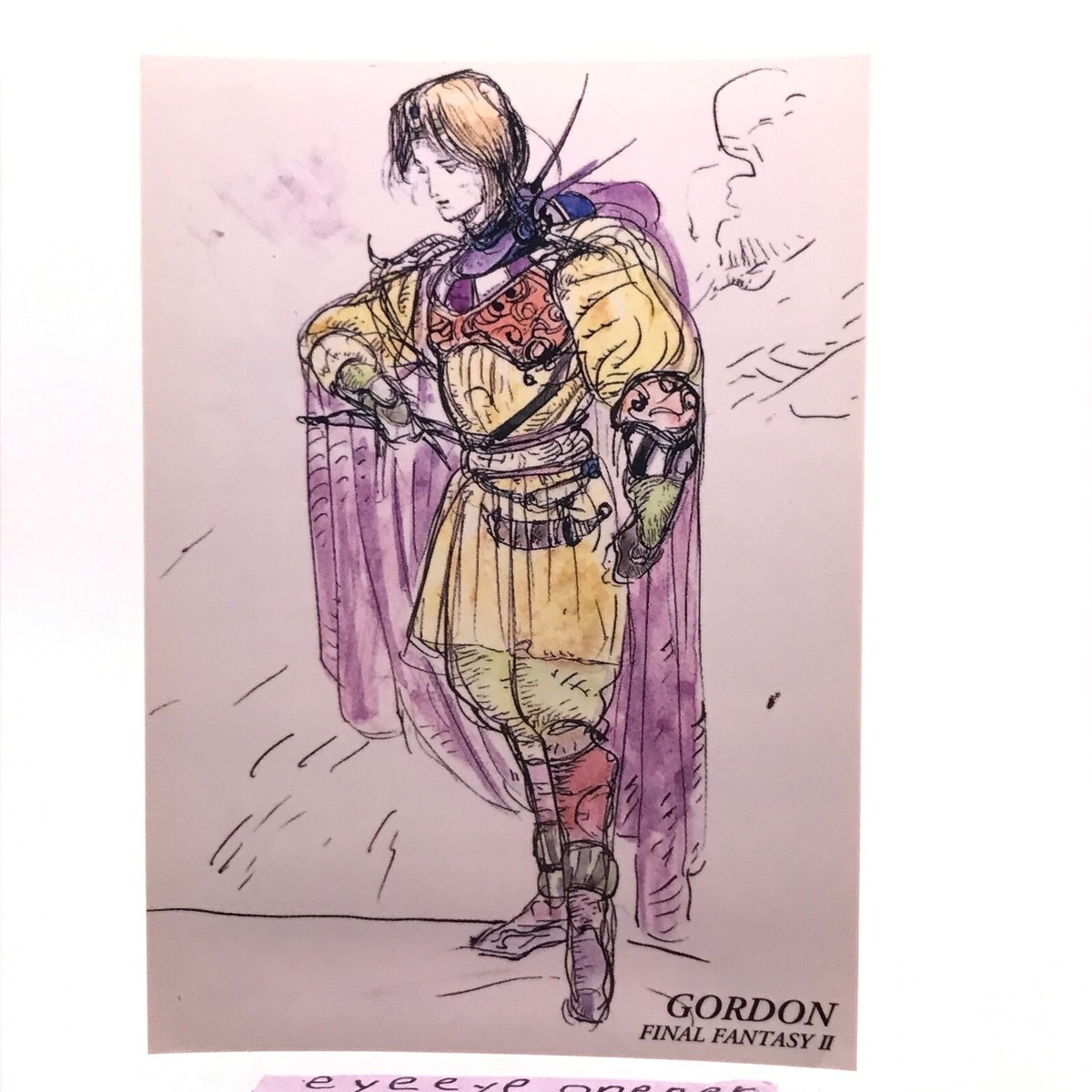 GORDON 155 FINAL FANTASY Art Museum Card 1st Edition Yoshitaka