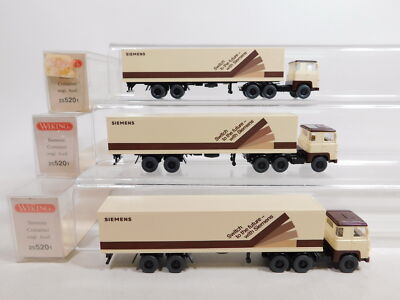CV441-0,5# 3x Wiking H0 1:87 25 520 1 Articulated Lorry CV441-0,5# 3x Wiking H0 1:87 25 520 1 Articulated Lorry