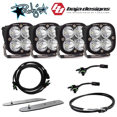 Baja Designs Dual Squadron Sport Clear Spot Mirror Lights For 2021+ Ford Bronco