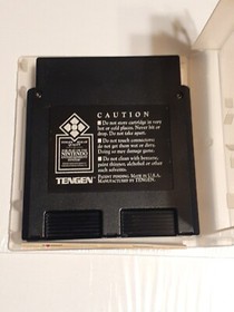 Gauntlet NES Tengen Cartridge and Manual In Clear Case  (1985)