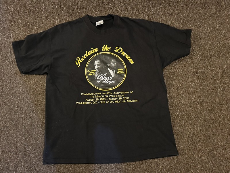 Barack Obama Martin Luther King JR Reclaim The Dream T Shirt