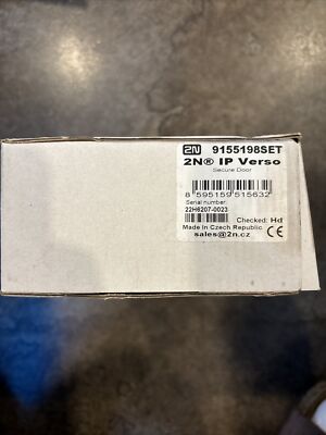 2N Security Bundle IP/LTE Verso, 3pc, Security Relay, Tamper Switch & I/O Module