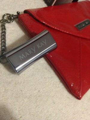 Mary Kay Metro Chic Red Clutch Bag with Clear Lip Gloss (UPDATED  09/25)