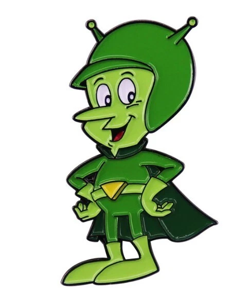 The Great Gazoo Cartoon Character Metal Enamel 1 Inch Tall Pin eBay