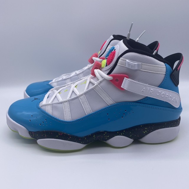 Nike Jordan 6 Rings White Light Blue Fury Cyber Ck0018 100 Size 12 for sale online | eBay