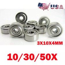 10/30/50 pack 3x10x4mm 623ZZ Fishing Reel Ball Bearings Stainless US