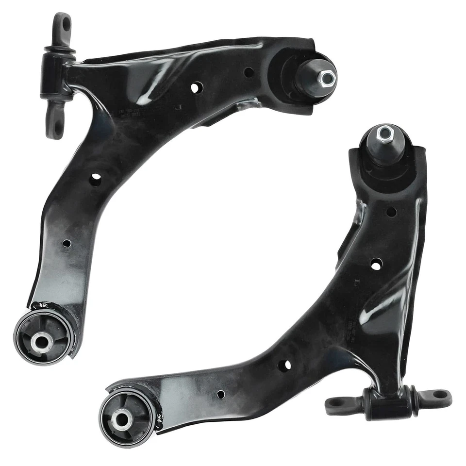 Front Lower Control Arms Tie Rods for 2004 - 2009 Hyundai Tiburon Kia Spectra 5 - Image 3 of 4