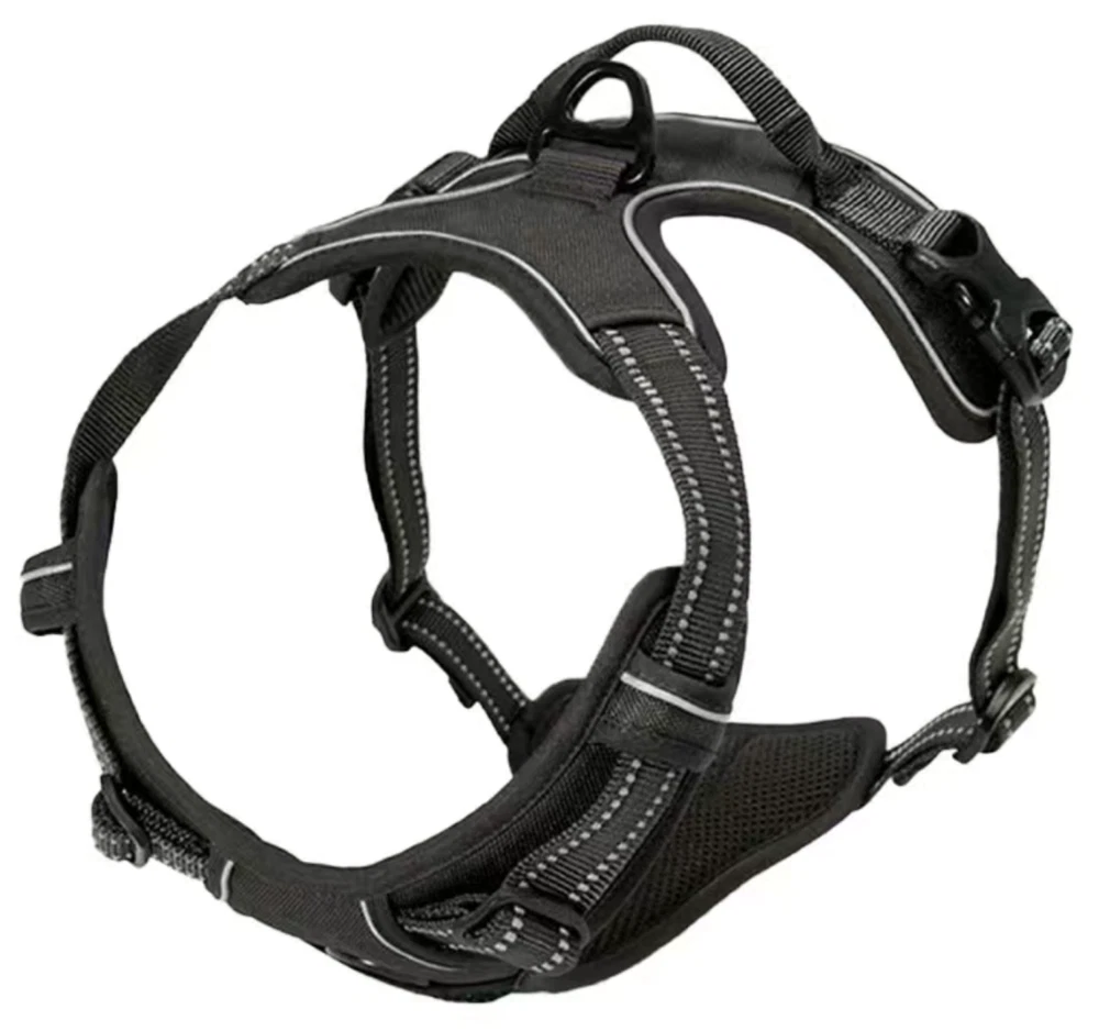 Dog Harness & Training Leash No Pull Control Adjustable Large Handle Heavy Duty
