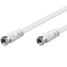 Oem Cavo Antenna Satellite F/F 1,5 mt bianco