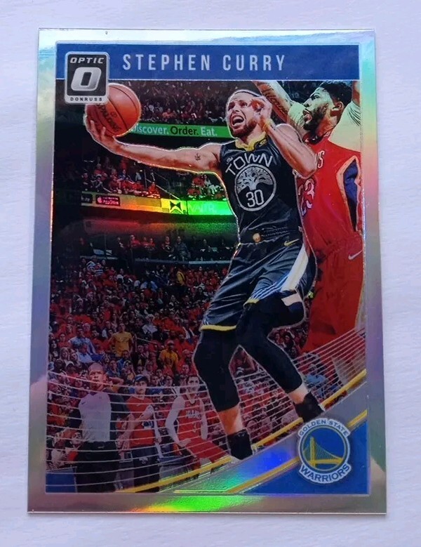 2018-19 18 2019 Panini Donruss Optic Holo Silver Prizm Stephen Curry #2 Warriors
