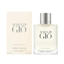 Acqua Di Gio by Giorgio Armani 3.3 oz EDT Refillable Cologne for Men NIB