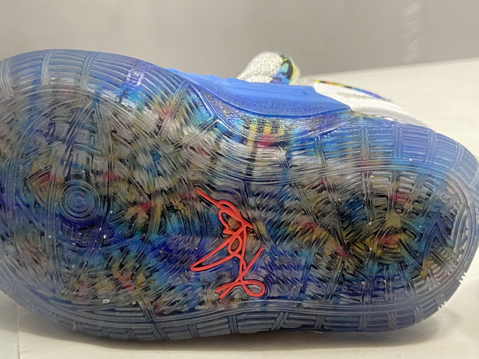 Nike Kyrie Irving Basketball Shoes Boys TODDLER INFANT Sz. 4C -White Blue Hi-Top thumbnail 12