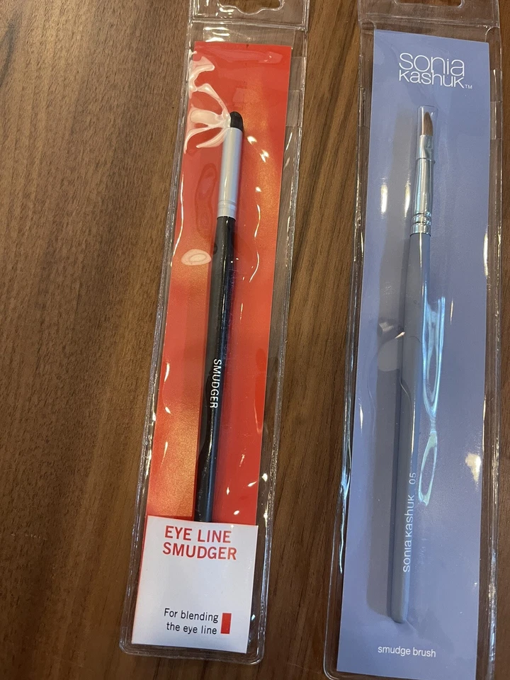 Sonia Kashuk Cepillo Profesional para Manchas +2 Delineador de Ojos Target Eye Line Smudger NUEVO ✨ Foto 2 de 4