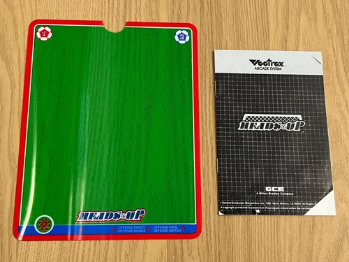 MB Heads Up Vintage 1983 Vectrex Cartridge - Working -👽👾Retro Gift Idea👾👽 - Photo 19/24
