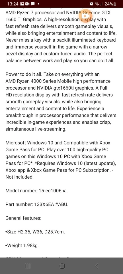 Hp pavilion 15 gaming laptop used couple of times bought for £899 two months ago - Image 4 of 4