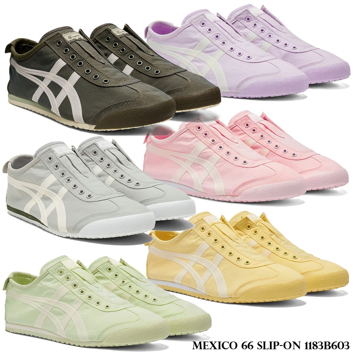 人気★onitsuka tiger MEXICO 66 SLIP-ON★UNISEX ギフトに最適 Onitsuka Tiger MEXICO 66 SLIP-ON Special Upper Fabric made