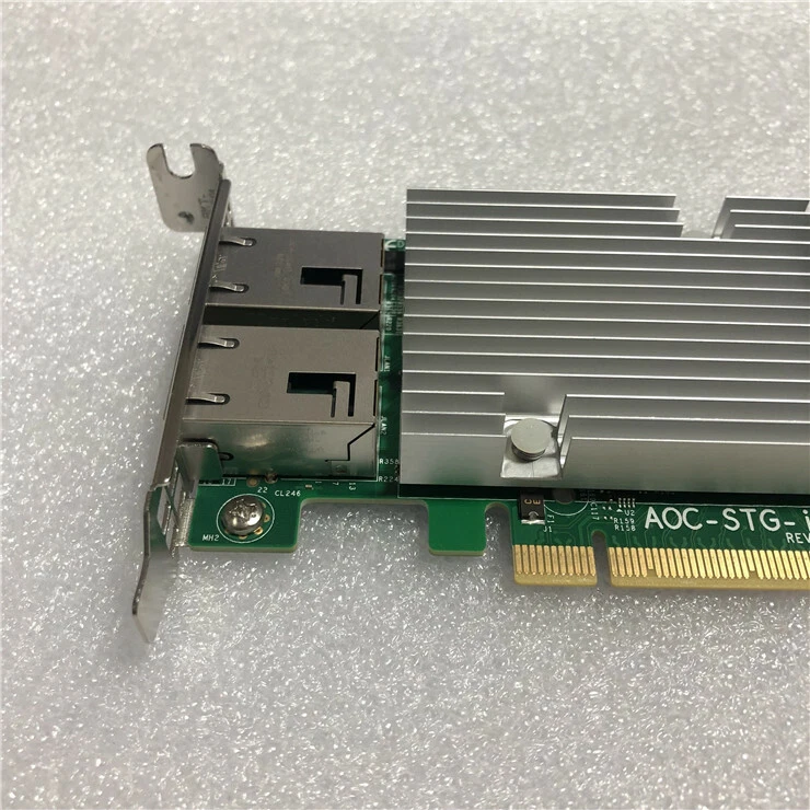 For Supermicro AOC-STG-i2T Ethernet PCI-E Adapter X540-T2 Network Card REV 2.0 - Image 3 of 4