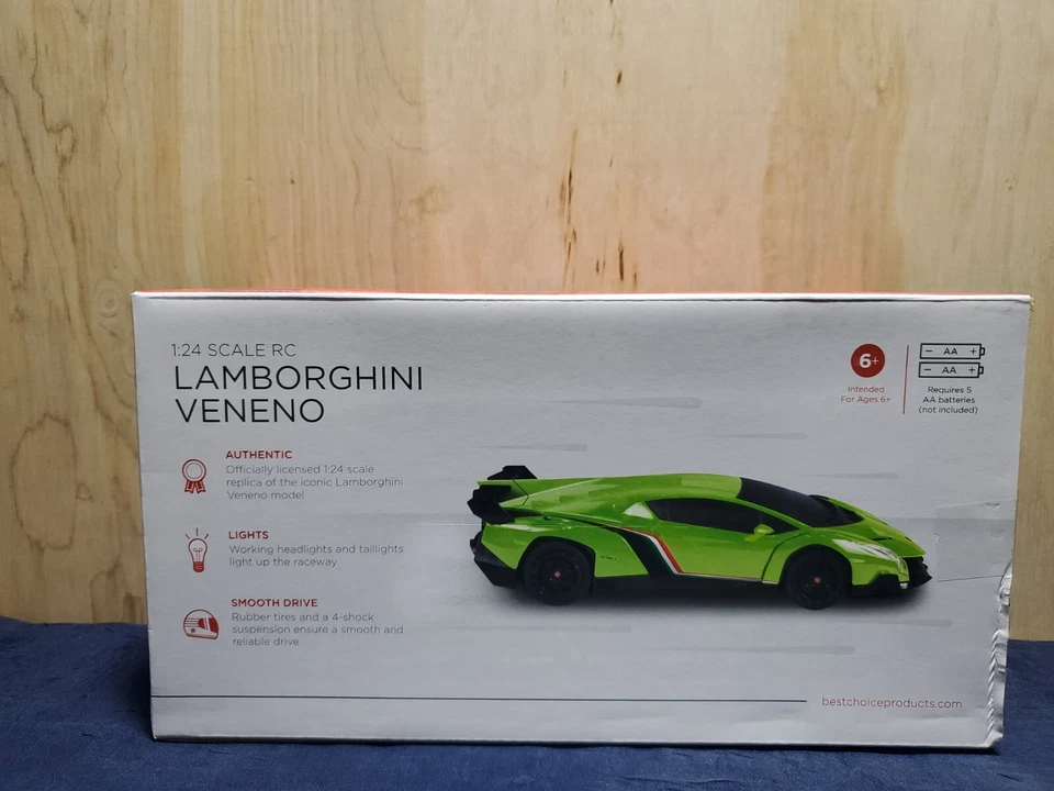 Best Choice Products RC Lamborghini Veneno Sport Racing escala 1:24 Foto 2 de 4