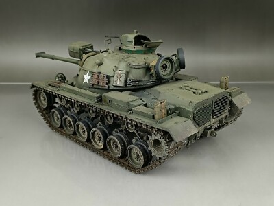1/35 Built Vietnam War U.S M48A3 Patton Tank Model | eBay